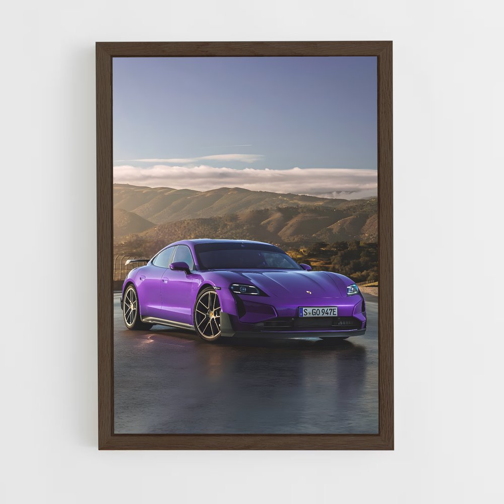 Poster Taycan Turbo Charge – affiche Porsche (vue 5)